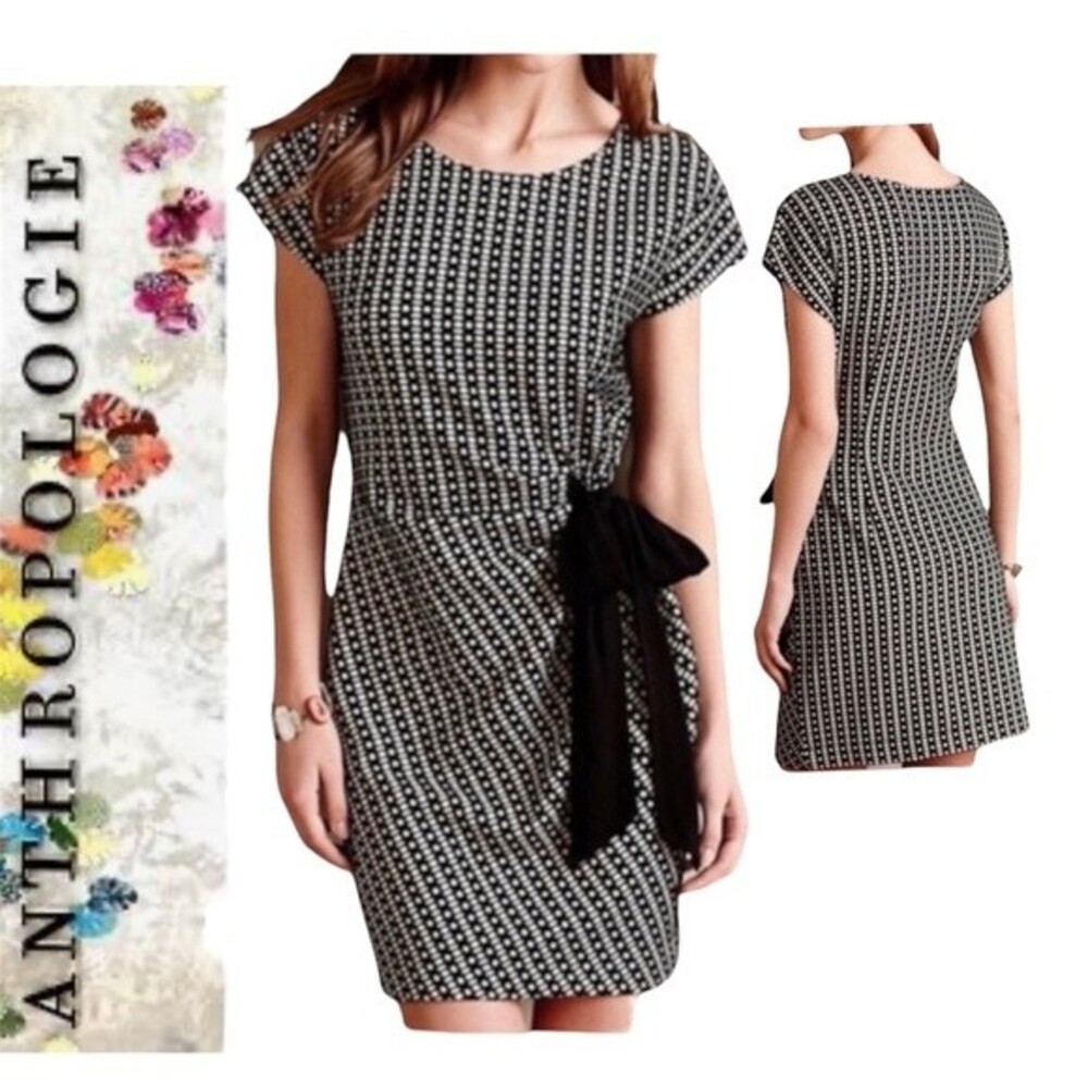 Anthropologie ~ Saturday Sunday Isabel Pullover Short Sleeve Mini Dress Size XS